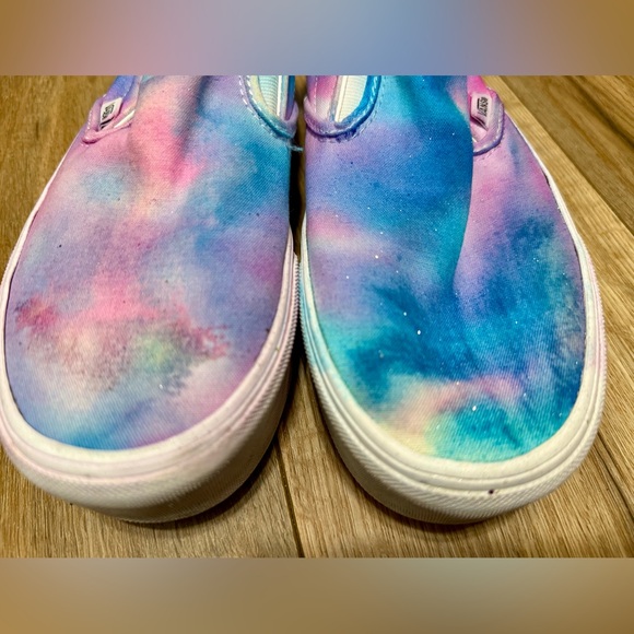 Vans Galaxy Slip On Platform Stackform Shoes Size 8.5M/10W EUC - Picture 3 of 7